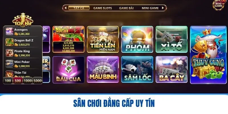 Sân chơi đẳng cấp uy tín